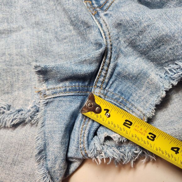 OLD NAVY OG Straight High Rise Cut Off Denim Shorts Womens Plus Size 18 - Picture 5 of 7